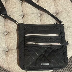 Vera Bradley Black Quilted Crossbody Bag